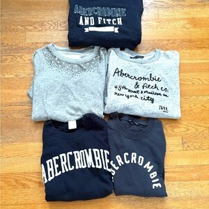 Abercrombie & Fitch Gray and Navy Sweatshirt Collection